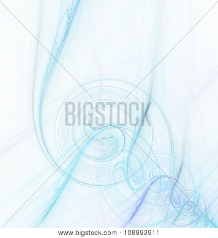 Abstract Fractal Background With Water Spiral Texture