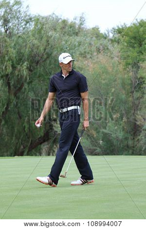 Springbok International Swimmer Roland Schoeman On The Green On November 2015 In South Africa