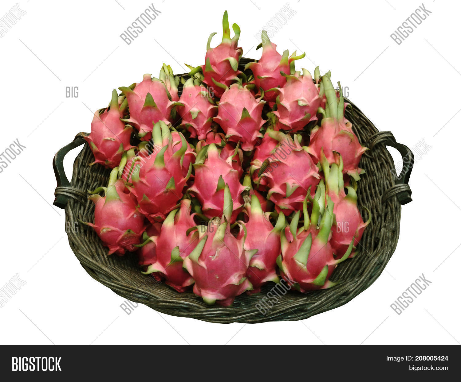 Dragon Fruit Basket On Image & Photo (Free Trial) Bigstock