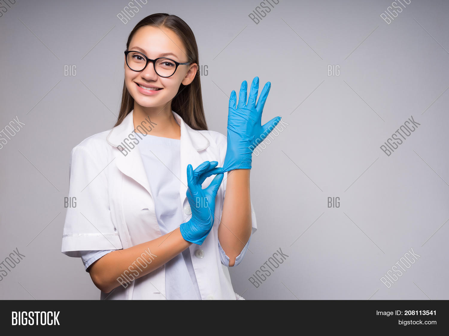 Girl Nurse Glasses Image & Photo (Free Trial) Bigstock
