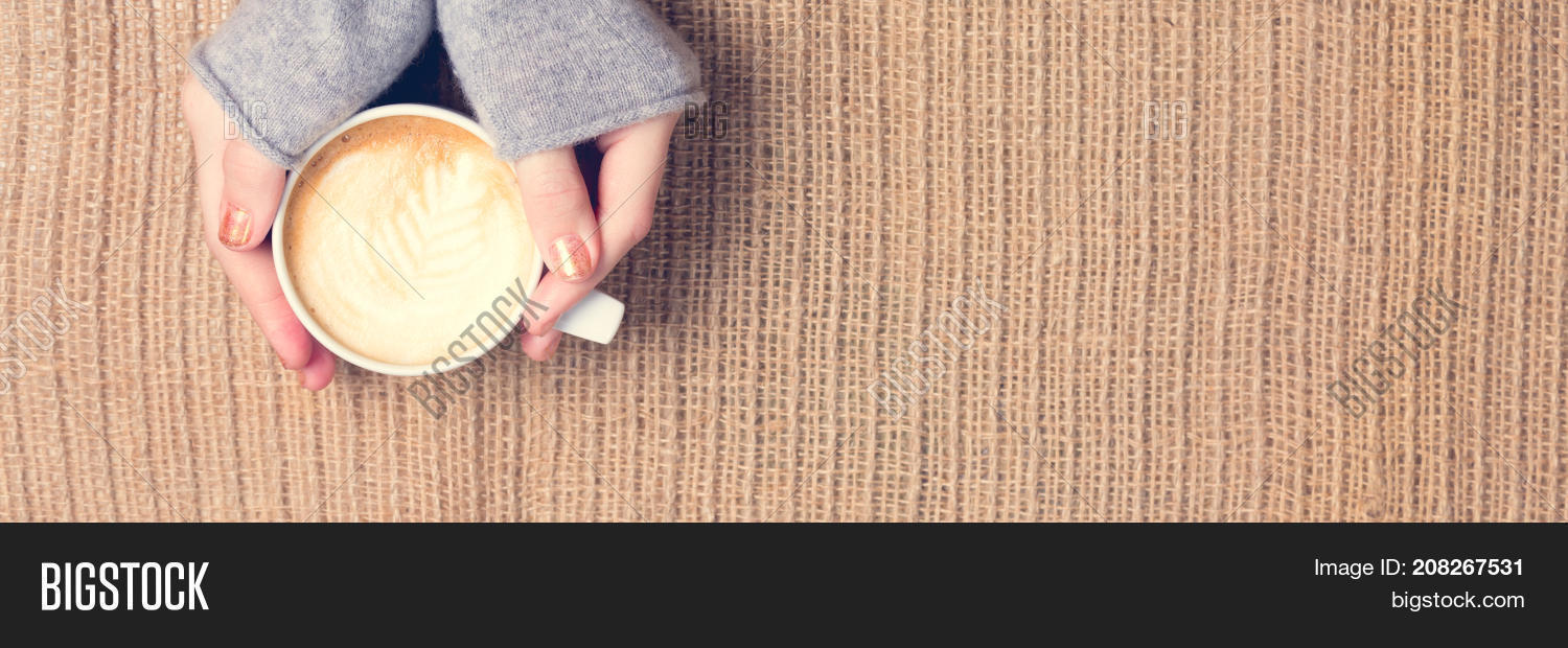 Girl Holding Cup Image Photo Free Trial Bigstock