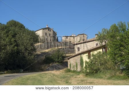 Piega (Forli Cesena Emilia Romagna Italy) old typical village along the road to San Leo