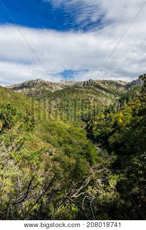 View of a valley in the National Park of Peneda-Geres in Northern Portugal