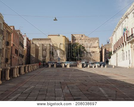 Casteddu (meaning Castle Quarter) In Cagliari