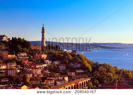 Evening After The Barcolana Regatta Of Record In The Gulf Of Trieste