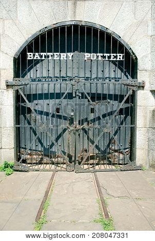 Battery Potter Doors at Sandy Hook New Jersey