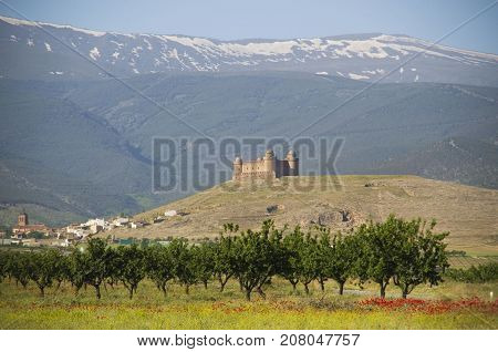 Castillo de La Calahorra (Castle of Calahorra) in Andalusia Spain