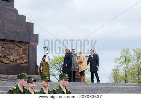 The Opening Of The Stella And The Laying Of Wreaths At The Memorial Day On May 9.