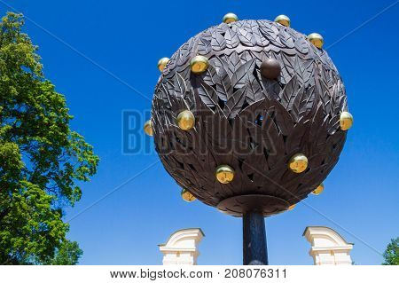 The Monument To Alexander Danilovich Menshikov Before Manikowski Palace