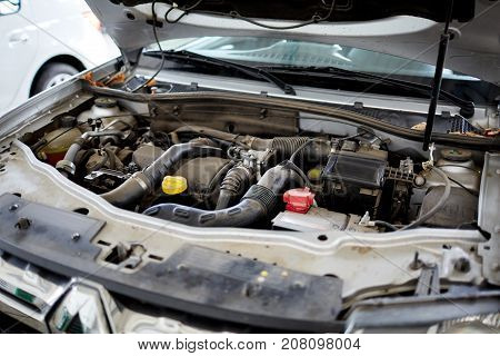 Details of the machine that are under the hood