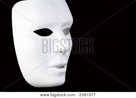 Hvid maske