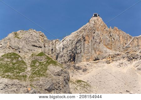 Dachstein Hunerkogel Mountain Station With The Austrias Highest Suspension Bridge