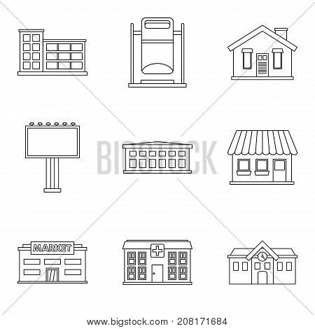 Building Outline Pattern Images, Illustrations, Vectors - Building ...