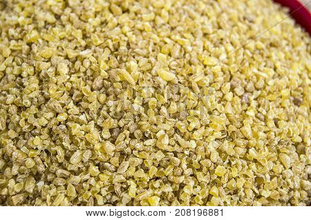 bulgur, boiled and pounded wheat. turkish bulgur pictures, turkish bulgur in plates, bulgur pilaf to make.