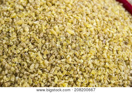 bulgur, boiled and pounded wheat. turkish bulgur pictures, turkish bulgur in plates, bulgur pilaf to make.
