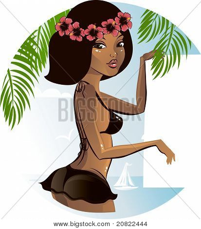 Bikini Girl Banner