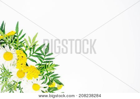 An image of composition made of flowers