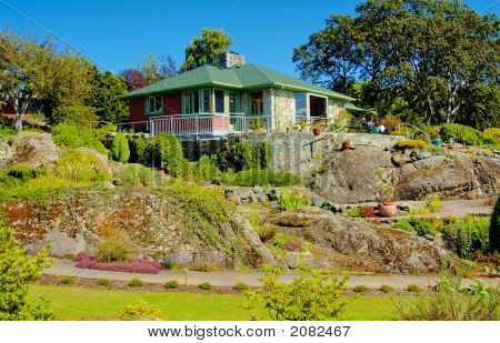 Casa principal en el jardín de Abkhazi