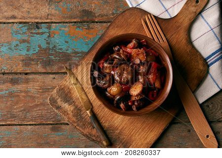 Healthy Vegetarian Food Roasted Vegetables