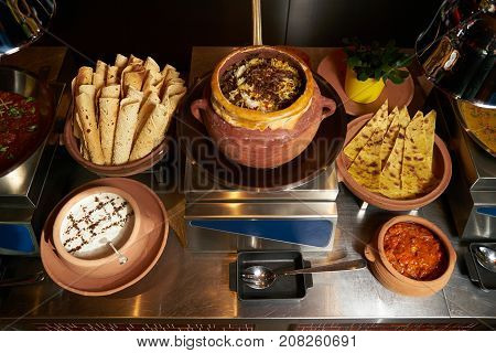 Assorted Delicious Indian Food