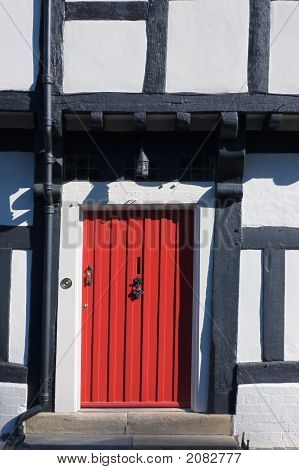 Tudor sommerhus døråbning
