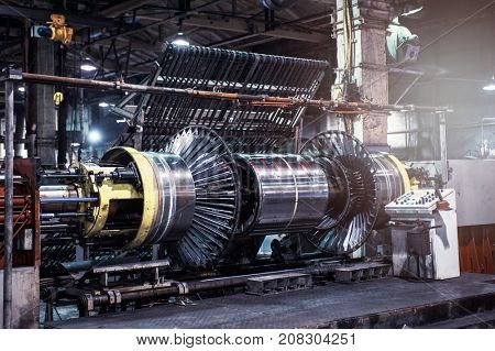 Avia and auto tires production, industrial space