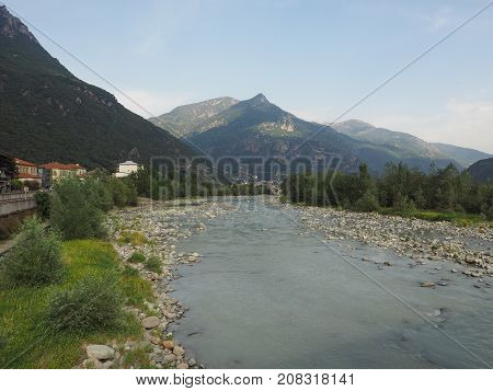 Dora Baltea River In Donnas