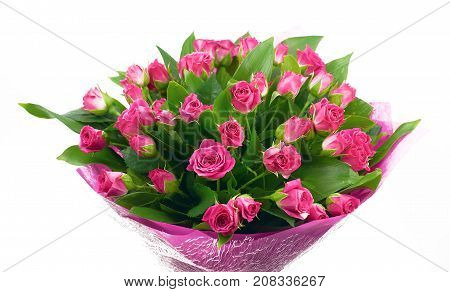 bouquet of roses on white screen pink naturebackground beauty flower