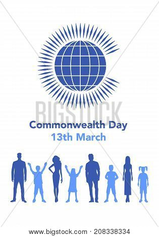 Commonwealth Day Illustration