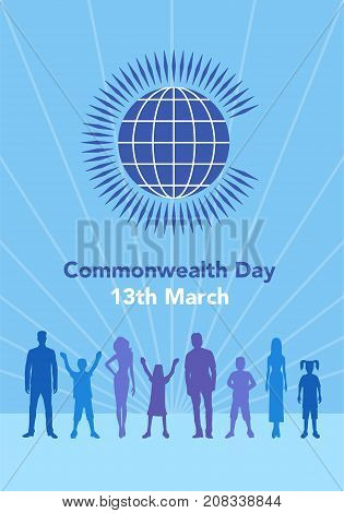 Commonwealth Day Illustration