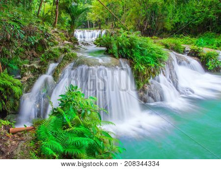 waterfall of island of Siquijor. Philippines