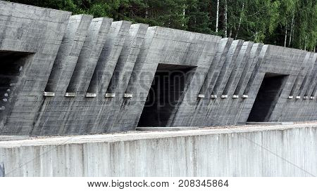 Khatyn, Belarus. July 25 2017. Memorial to the victims of World war II.
