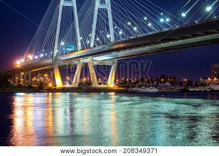 Big Obukhovsky Cable-stayed Bridge, Neva River