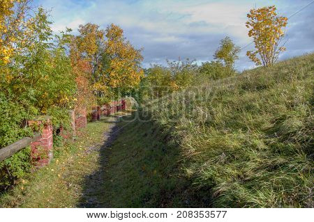 Autumn Natural Landscape Of Prokopske Udoli In Prague
