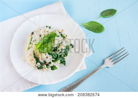 Spinach Risotto