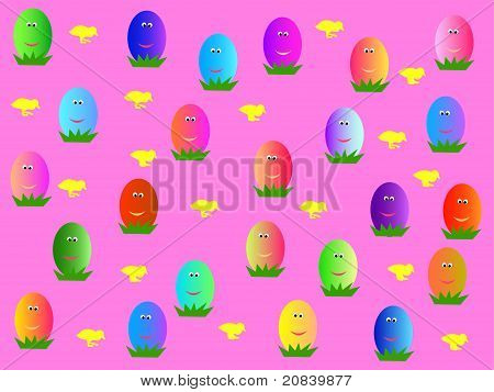 wallpaper with eggs
