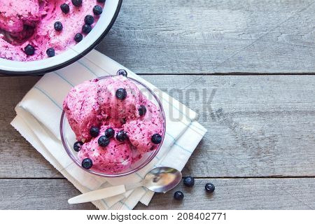 Homemade Berry Ice Cream
