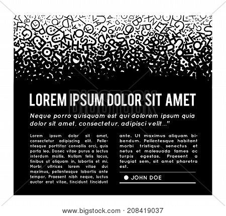 Background Template For An Article In A Newspaper, Magazine Or Other Textual Information