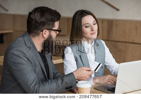 Business Partners Having Conversation