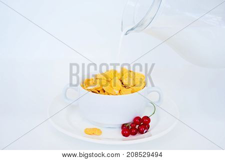 Image of different healthy food made of weat