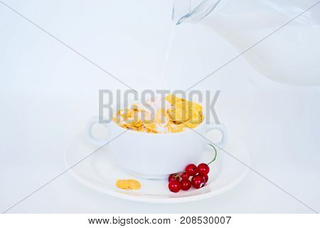 Image of different healthy food made of weat