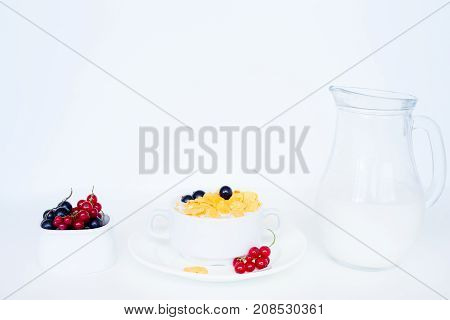 Image of different healthy food made of weat