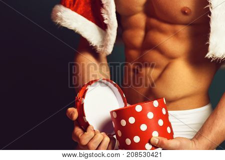 Handsome Macho Santa Man