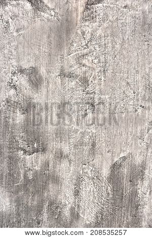 Texture Of Gray Concrete Wall. Plasterwork Of Interior Design