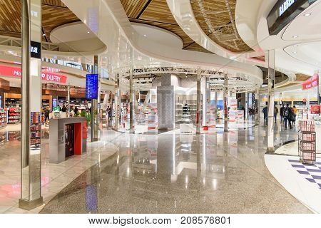 Departure Hall Of Menara Airport In Marrakesh. Morocco