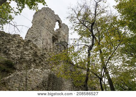 Ruins Of Vitanyvar In Hungary