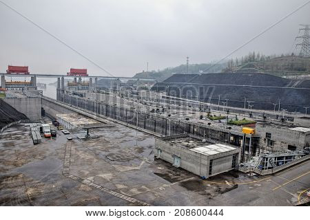 The Biggest Hydroelectric Power Station in the World - Three Gorges Dam on Yangtze river in China