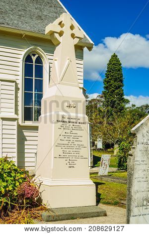 Memorial For The Maori Leader Tamati Waka Nene