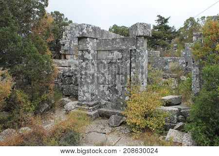 Termessos ruins an ancient city in the historical area of ​​Pisidia