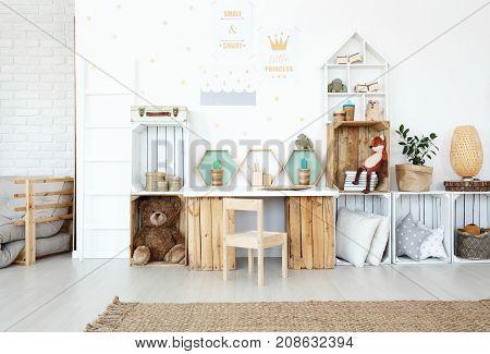 Plush Toys In Child's Room